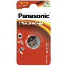 Panasonic CR2016 pila botón de litio
