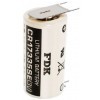 FDK batería de litio CR17335 SE tamaño 2 / 3A, 3-impresión extremidades de soldadura