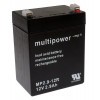 Batería de plomo Multipower MP2.9-12 12V con polo positivo a la derecha